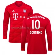 Camisetas De Futbol Baratas Bayern Munich Philippe Coutinho 10 Primera Equipación Manga Larga 2019-2..